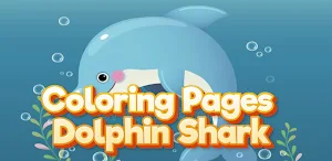 Coloring Pages Dolphin Shark Screenshot 0