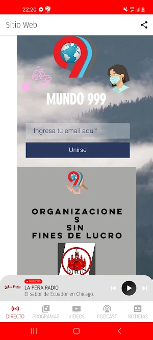 Radio Mundo999 Screenshot 2