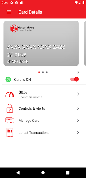 Desert Rivers CU CardNav Screenshot 0