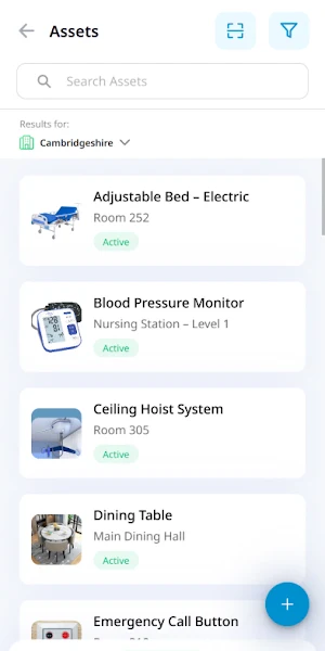 PCS Care Home Maintenance Screenshot 2