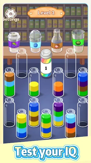 Water Sort: Milk Tea Master Screenshot 2