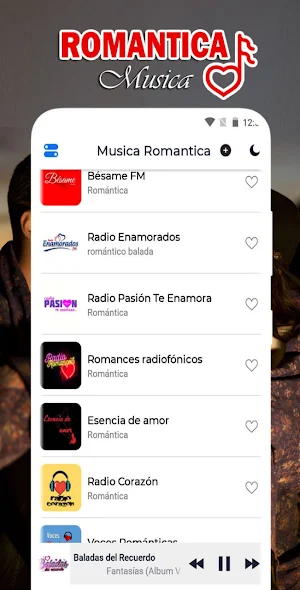 Musica Romantica Variada Screenshot 3