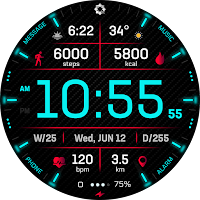 A430 Digital Health Watch Face