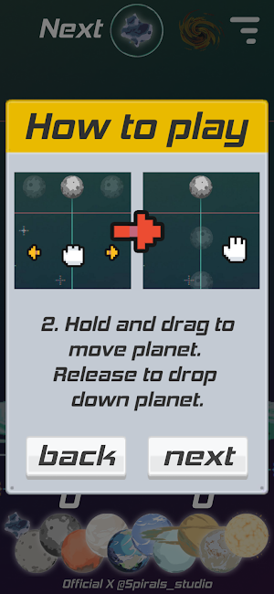Gravity Galaxy 2048 Screenshot 3