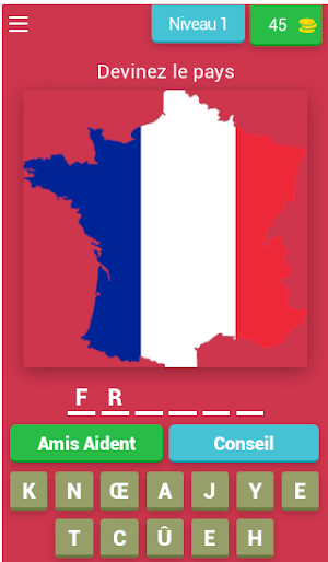 Devinez le pays sur la carte Screenshot 0