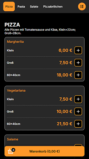 Pizzeria Da Capo Wiedenbrück Screenshot 3