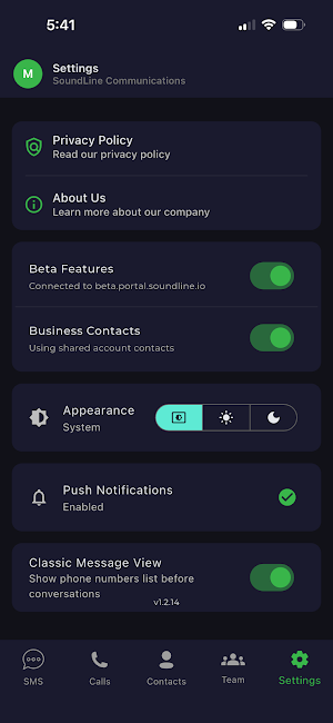 SoundLine Mobile Screenshot 1