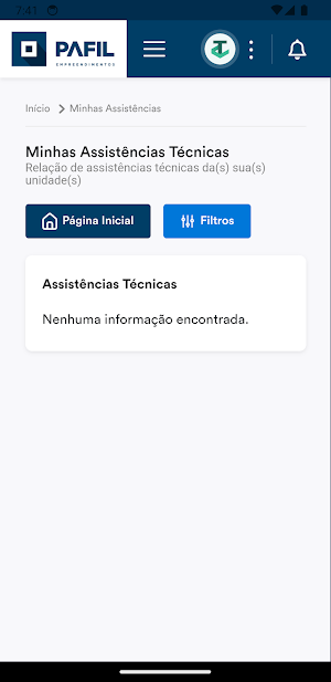 Cliente Pafil Screenshot 2