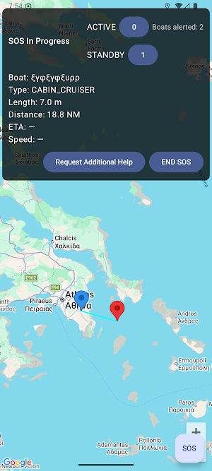 BoatSOS – Maritime Rescue Screenshot 3