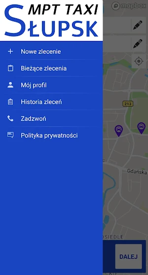 MPT Taxi Słupsk Screenshot 2