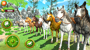 Wild Horse Simulator Jungle Screenshot 1