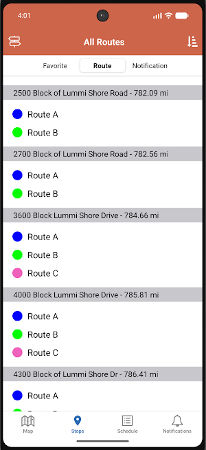 Lummi Transit Screenshot 2