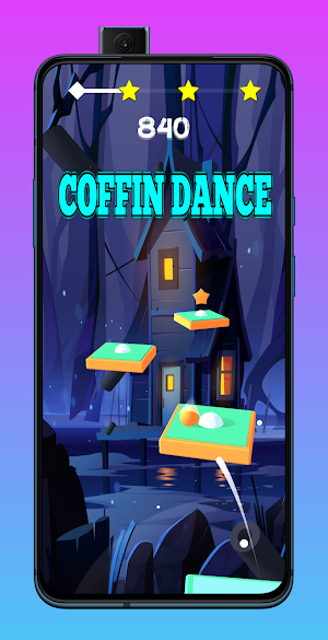 COFFIN DANCE TILES BALL 3D, Astronomia Piano Screenshot 2