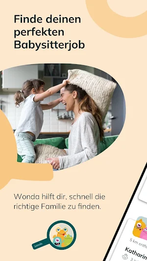 Wonda – Babysitterjob finden Screenshot 2