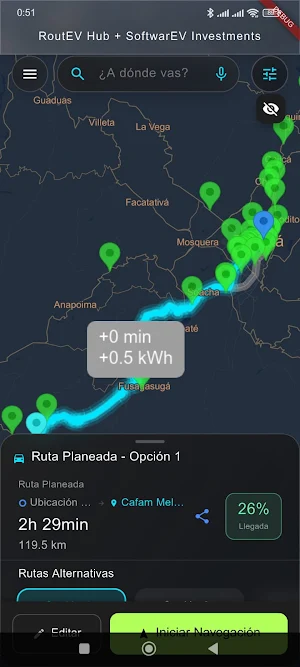 RoutEV - Mapa Inteligente EV Screenshot 2