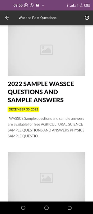 WASSCE QUESTIONS & ANSWERS Screenshot 2
