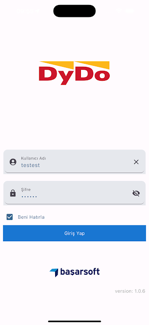 DyDo Teslimatçı Uygulaması Screenshot 0