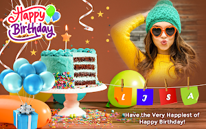 Birthday Cake With Name And Photo Screenshot 0