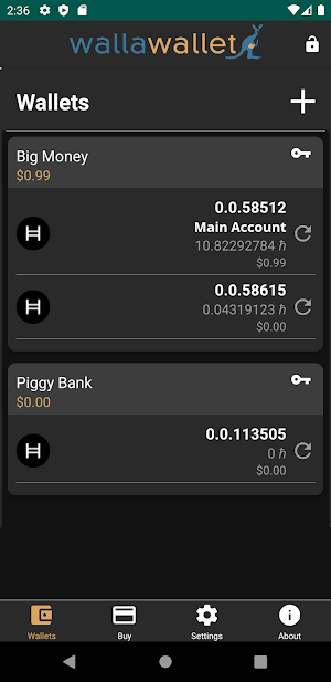 Wallawallet Screenshot 2