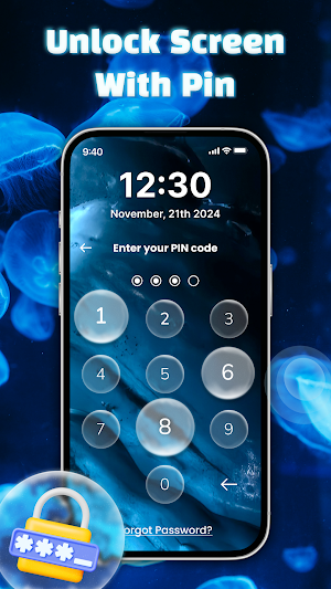 Amazic Lock: Voice Lock Screen Screenshot 2