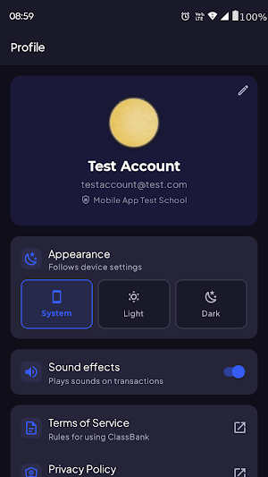 ClassBank Screenshot 0