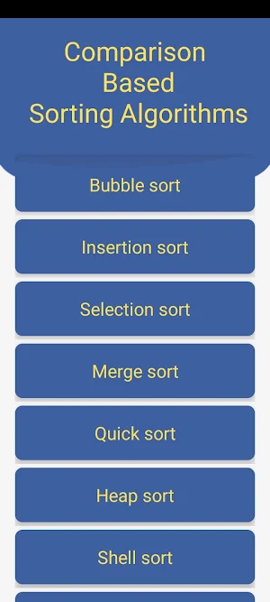 Sorting Algorithms Screenshot 2