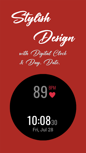 Heart Rate Monitor Watch Face Screenshot 2