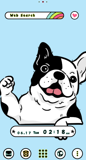 French Bulldogs Theme +HOME Screenshot 3