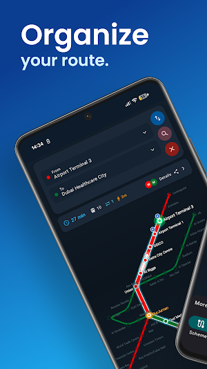 Dubai Metro Map & Routes Screenshot 0