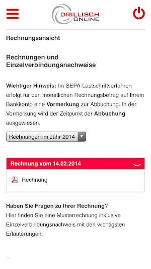 Drillisch Online Servicewelt Screenshot 1