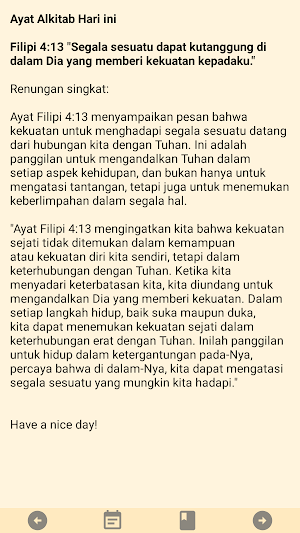 Ayat Alkitab Harian + Renungan Screenshot 1