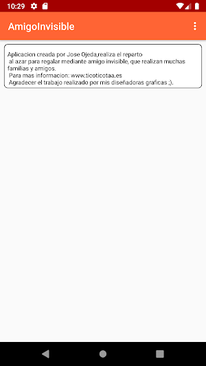 Amigo Invisible Screenshot 0