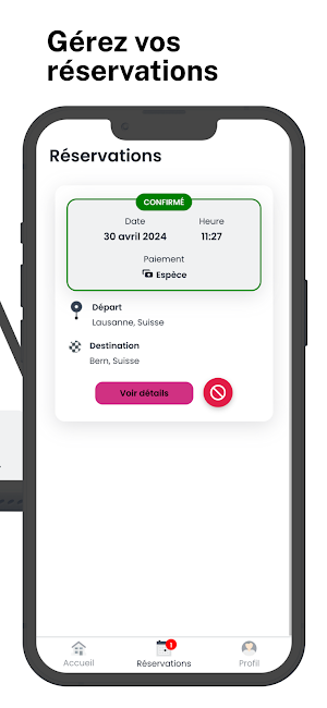 Chauffeur privé (V.T.C) Screenshot 2