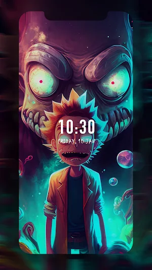 Rick and Morty 4K Wallpaper Screenshot 1