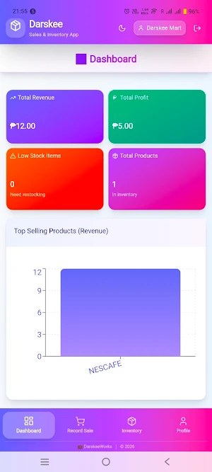Darskee-Sales & Inventory App Screenshot 1