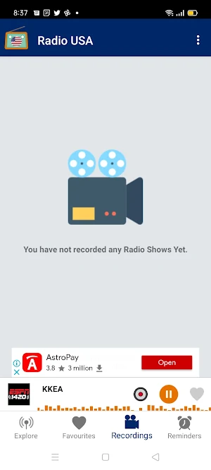 Radio USA : Online Live FM App Screenshot 1