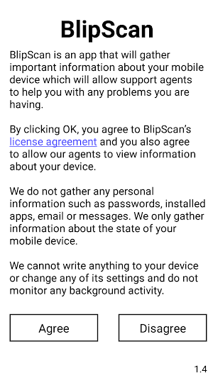 BlipScan Screenshot 1