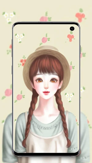 Cute Laurra Girl Wallpaper Screenshot 0