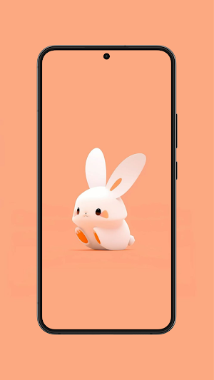 Kawaii Rabbit Wallpaper HD 4K Screenshot 0