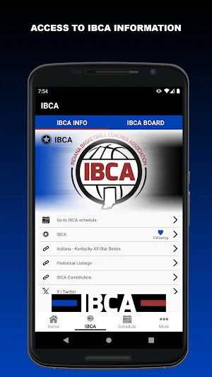 IN Basketball Coaches Assoc. Screenshot 2