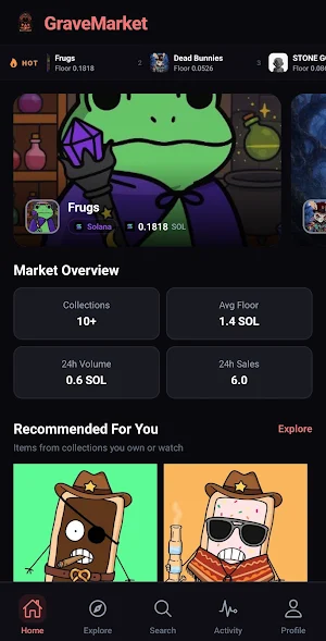 GraveMarket Screenshot 1