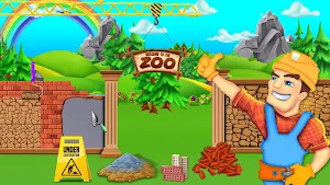 Safari Zoo Builder: Animal House Designer & Maker Screenshot 1
