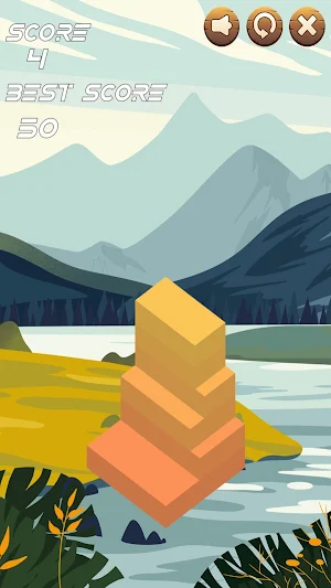 Square Tower Stack Screenshot 1