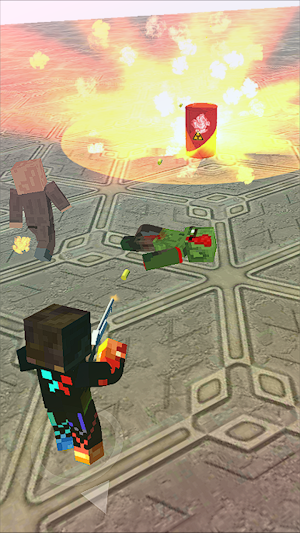 Herobrine vs Zombies 3D Screenshot 3