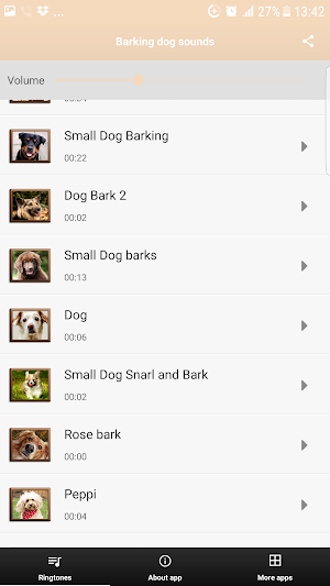 Barking Dog Sounds Ringtones Screenshot 0