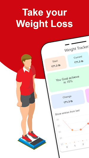 Weight Tracker & Weight Loss Screenshot 0