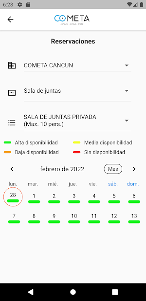 CoMeta Coworking Screenshot 2