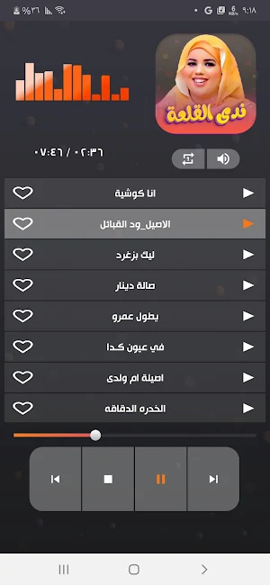جميع اغاني ندى القلعه 2022 Screenshot 1