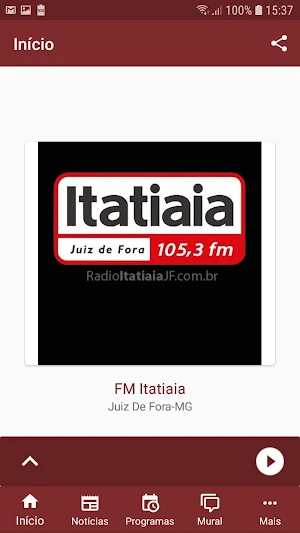 Rádio Itatiaia JF Screenshot 1