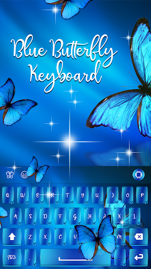 Blue Butterfly Keyboard Screenshot 2